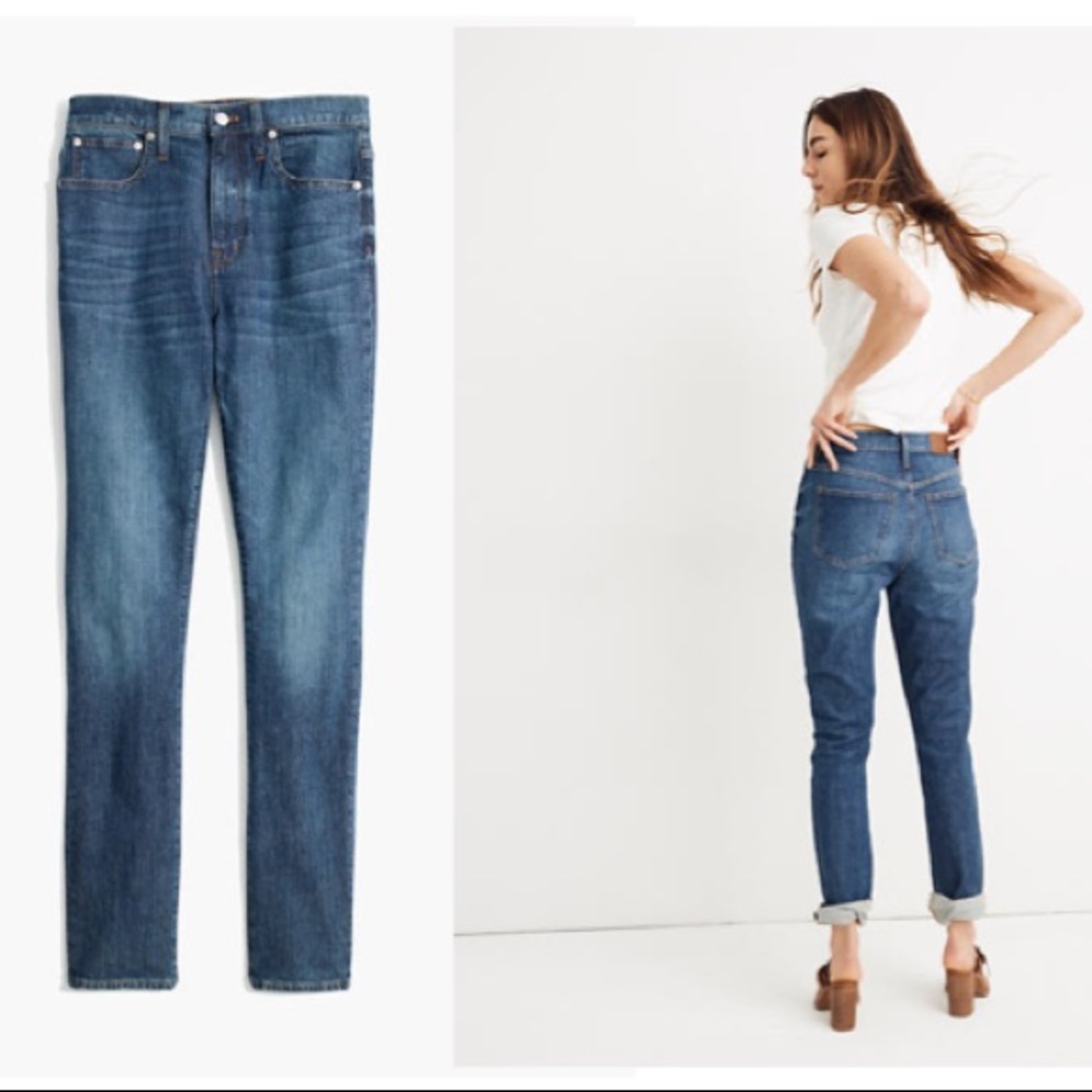 MADEWELL Eco-Edition Hi Rise Slim Boyjean NWT 27 - Picture 2 of 5